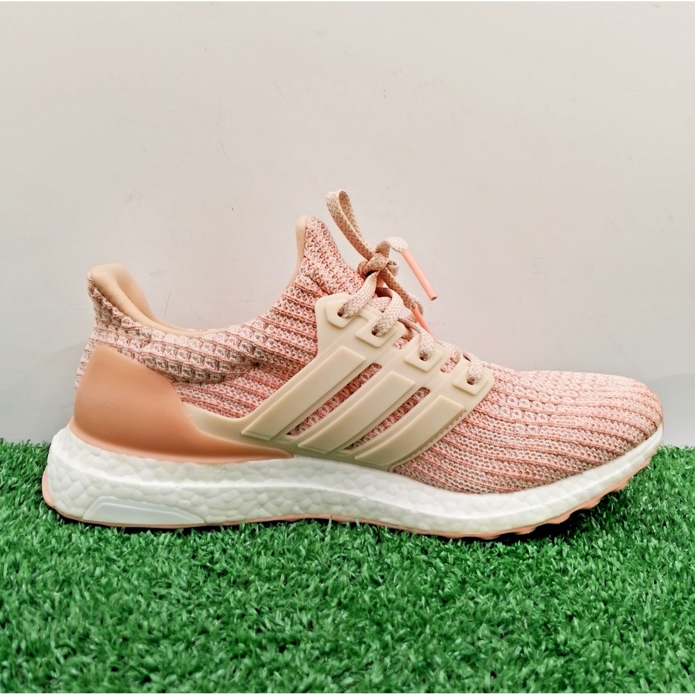 Adidas Women Ultra Boost Shoes Women's Size 8.5 M Medium Ash Peach - Light Pink - Picture 9 of 12